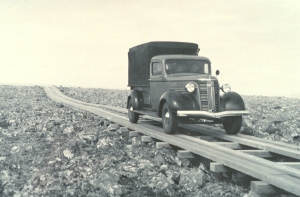 Plank_road_on_St._George_Island,_Alaska,_1938