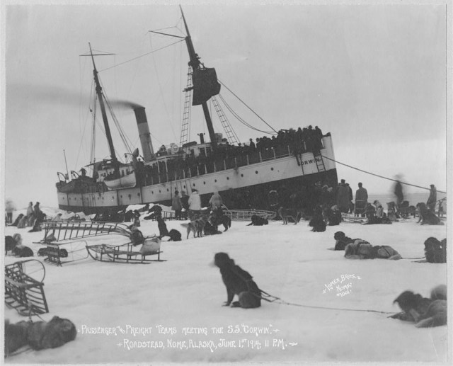 Unloading Passegers at Nome 1914